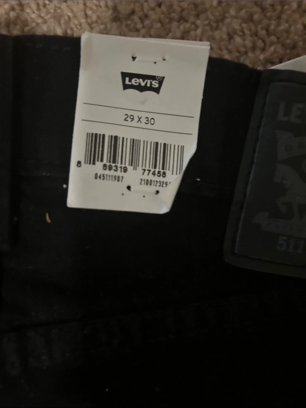 Levi's 511 Slim Stretch Jeans - Black